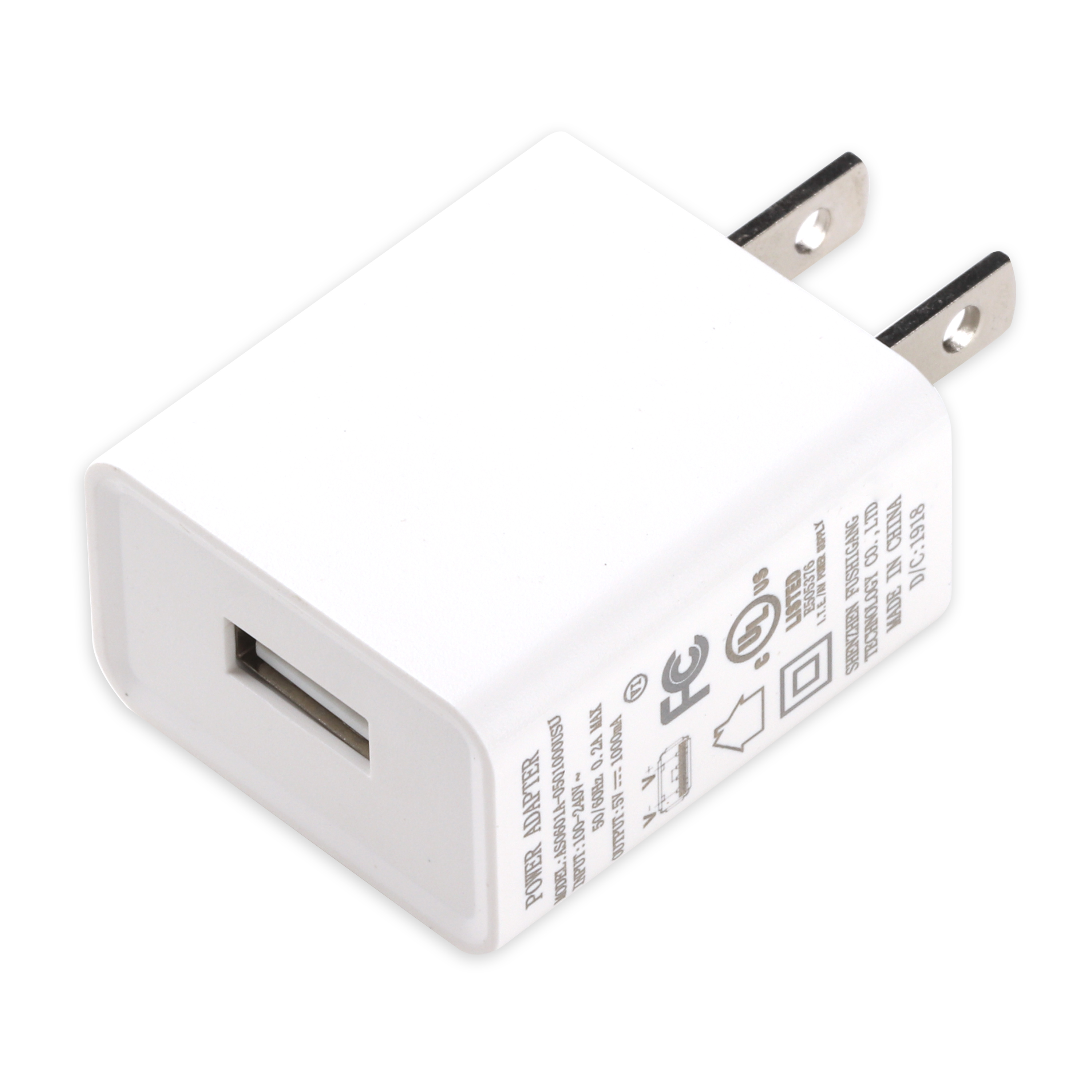 12W 5V 2.4A EU Plug USB Wall Charger